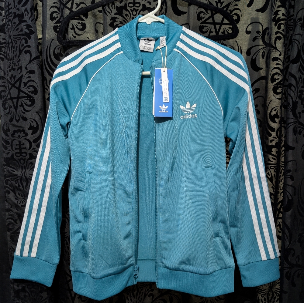 Children's Adidas Original Superstar Track Top Zip Jacket BNWT